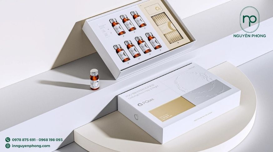 Mẫu hộp giấy đựng mỹ phẩm cao cấp 